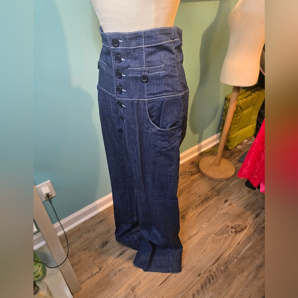 High-Waisted Y2K Akademiks Jeans - Picture 4 of 7